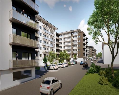 Apartament cu 2 camere, bloc nou, 57,44 mp, decomandat, zona Galata